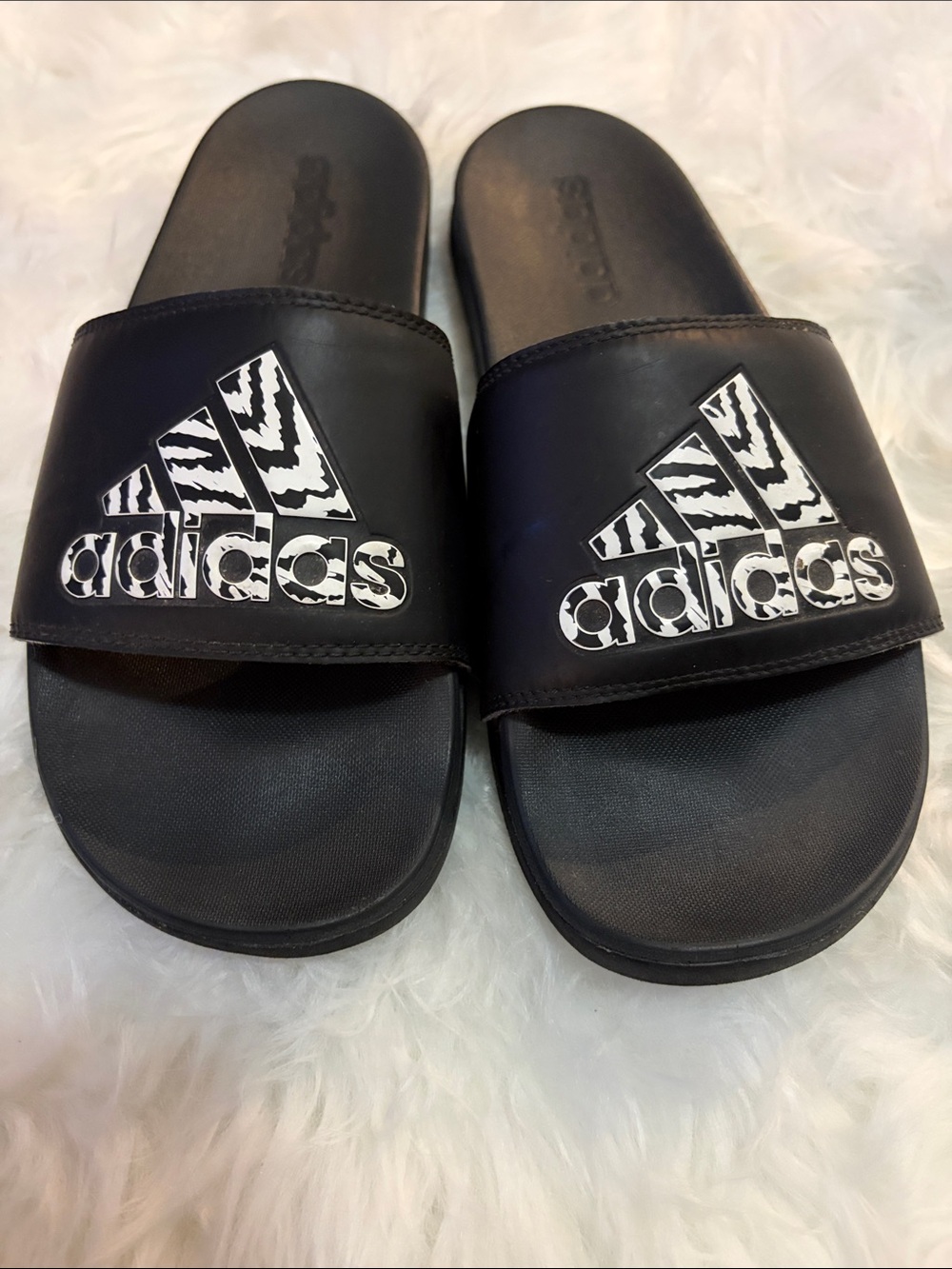 adidas Black Slide Sandals